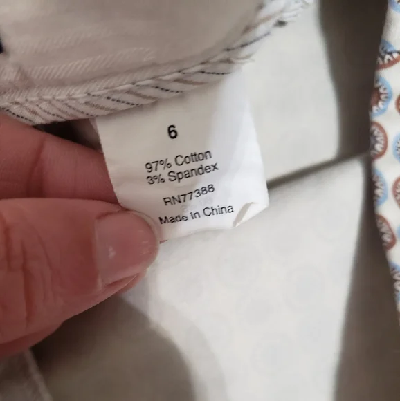 J. Crew. City Fit Crop Pants with Design. Size 6. Crop. Trousers. Brown … - Picture 6 of 8